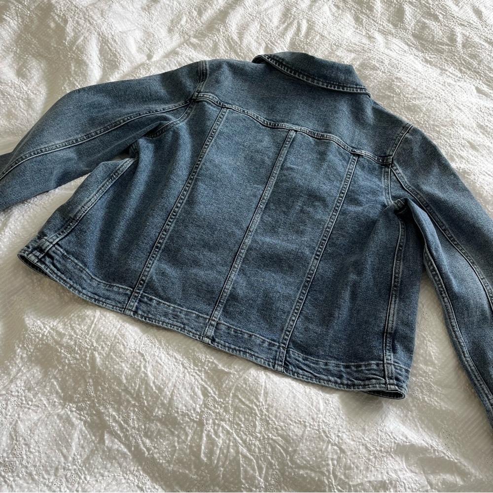 Le Chateau Light Blue Denim Jacket - Picture 6 of 7